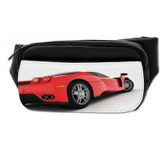 Red Super Sports Car Bumbag