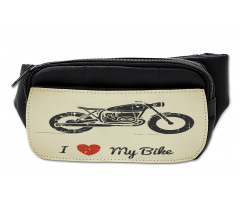 Grunge Flat Motorcycle Bumbag