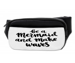 Monochrome Be a Mermaid Bumbag