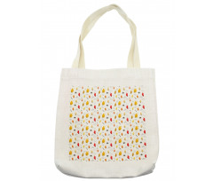 Colorful Trees Pattern Tote Bag