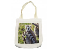 Ring Tailed Funny Expression Tote Bag