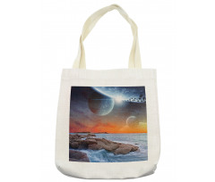 Planet Landscape View Tote Bag