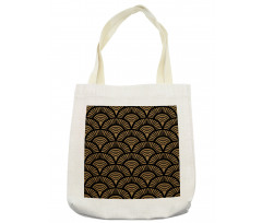 Retro Art Deco Seashells Tote Bag