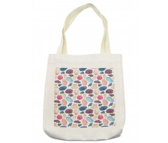 Hand Drawn Colorful Shells Tote Bag