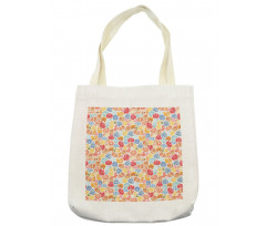 Colorful Sea Life Shells Tote Bag