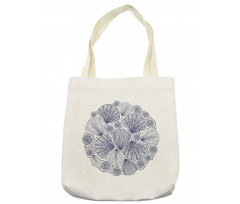 Snail and Sea Shells Art Tote Bag