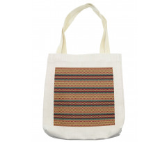 Aztec Line Pattern Tote Bag