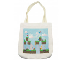 Vintage Game Platform Art Tote Bag