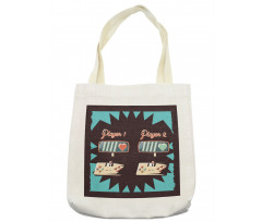 Multiple Players Console Tote Bag