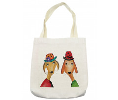 Doodle Style Funny Drawings Tote Bag