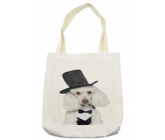 Sad Looking Portrait in a Hat Tote Bag