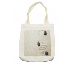 Stones and Wavy Slit Tote Bag