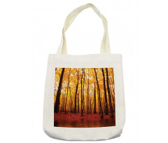 Autumn Forest Trees Tote Bag