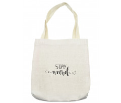 Empowering Calligraphy Tote Bag