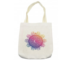 Ornate Space Moon Tote Bag