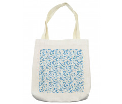 Winter Sports Elements Tote Bag