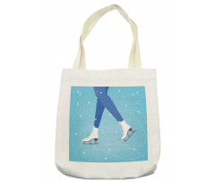 Legs on the Ice Rink Tote Bag