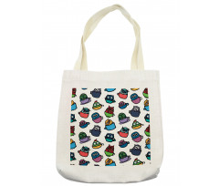 Funny Owl in Coffee Mug Tote Bag