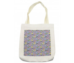 Unicorns Flying in Sky Tote Bag