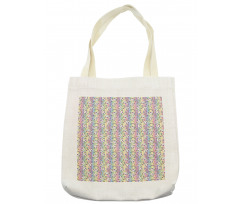 Multicolor Bookworm Unicorn Tote Bag