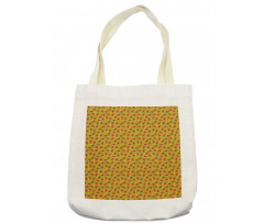 Abstract Oriental Art Motif Tote Bag