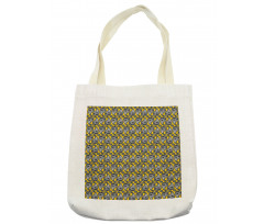 Modernized Oriental Motif Tote Bag