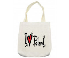 Proud Polish Bold Texting Tote Bag