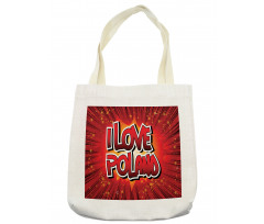 Pop Art Inspired Dramatic Tote Bag