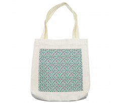 Fruit on Nostalgic Dots Tote Bag