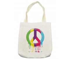 Peace Themed Tote Bag