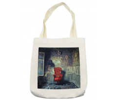 Old Armchair Messy House Tote Bag