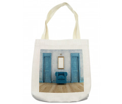 Empty Old Living Room Tote Bag