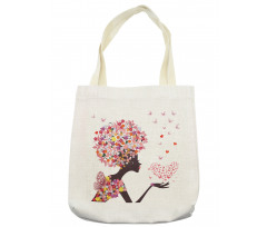 Butterflies Blossoms Tote Bag