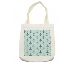 Zigzag Chevron Anchors Tote Bag