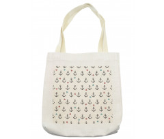 Hearts Sailor Holiday Tote Bag