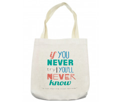 Inspiration Philosophy Tote Bag