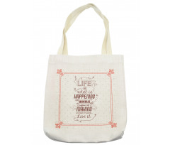 Motivational Attitude Art Tote Bag