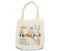 Calligraphic Doodle Tote Bag