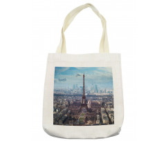 View of Eiffel Tower Tote Bag