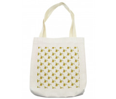 Vintage Peeled Dotted Fruit Tote Bag