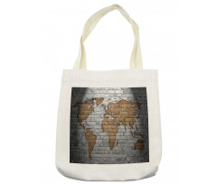 Countries Continents Tote Bag