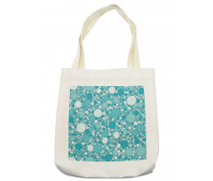 Modern Bubbles Pattern Tote Bag