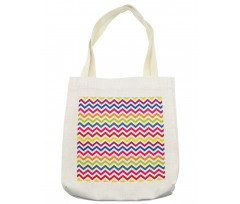 Rainbow Chevron Fun Tote Bag