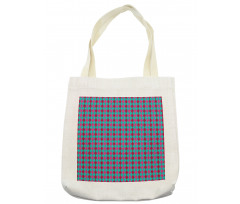 Cheerful Argyle Tote Bag