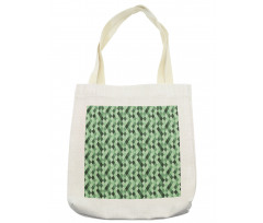 Green Hues Argyle Tote Bag