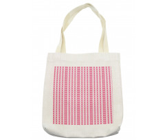 Pinkish Argyle Tote Bag