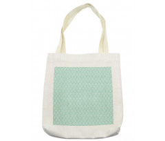 Monochrome Vintage Lace Tote Bag