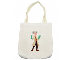 Cartoon Style Professor Tote Bag