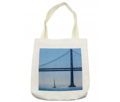 Sailboat from Pier 7 Tote Bag