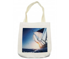 Sail Boat Adventure Sea Tote Bag